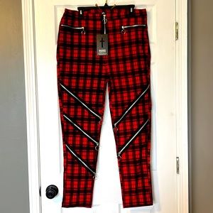 NWT US size 16 Banned Alternative Hi waist plaid pants